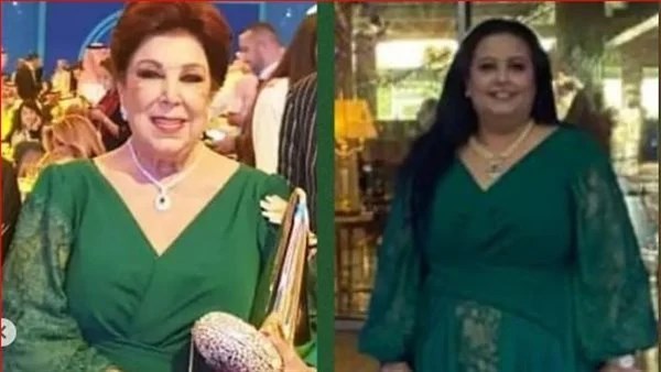 أميرة مختار ووالدتها الفنانة الراحلة رجاء الجداوي