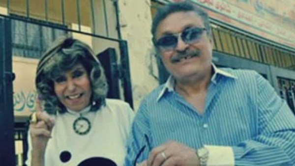  الفنانة الراحلة  كوثر العسال وزوجها الفنان الراحل محمد وفيق 