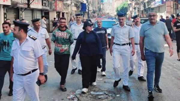  حملة مكبرة بالمنصورة رفع الإشغالات والتعديات