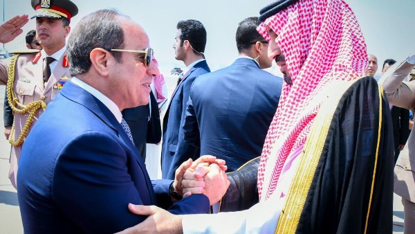 الرئيس السيسي والأمير محمد بن سلمان 