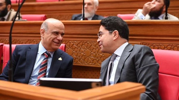 النائبان نادر الداجن مع النائب ضياء الدين داود 