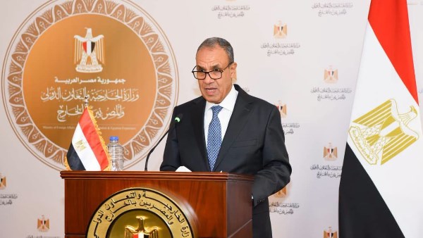  الدكتور بدر عبد العاطي، وزير الخارجية والتعاون الدولي والمصريين بالخارج