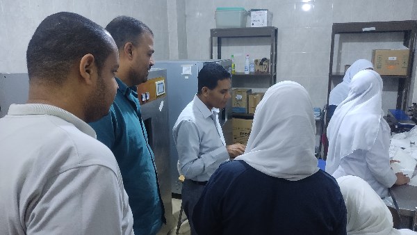 جولة ميدانية لوكيل صحة  الأقصر